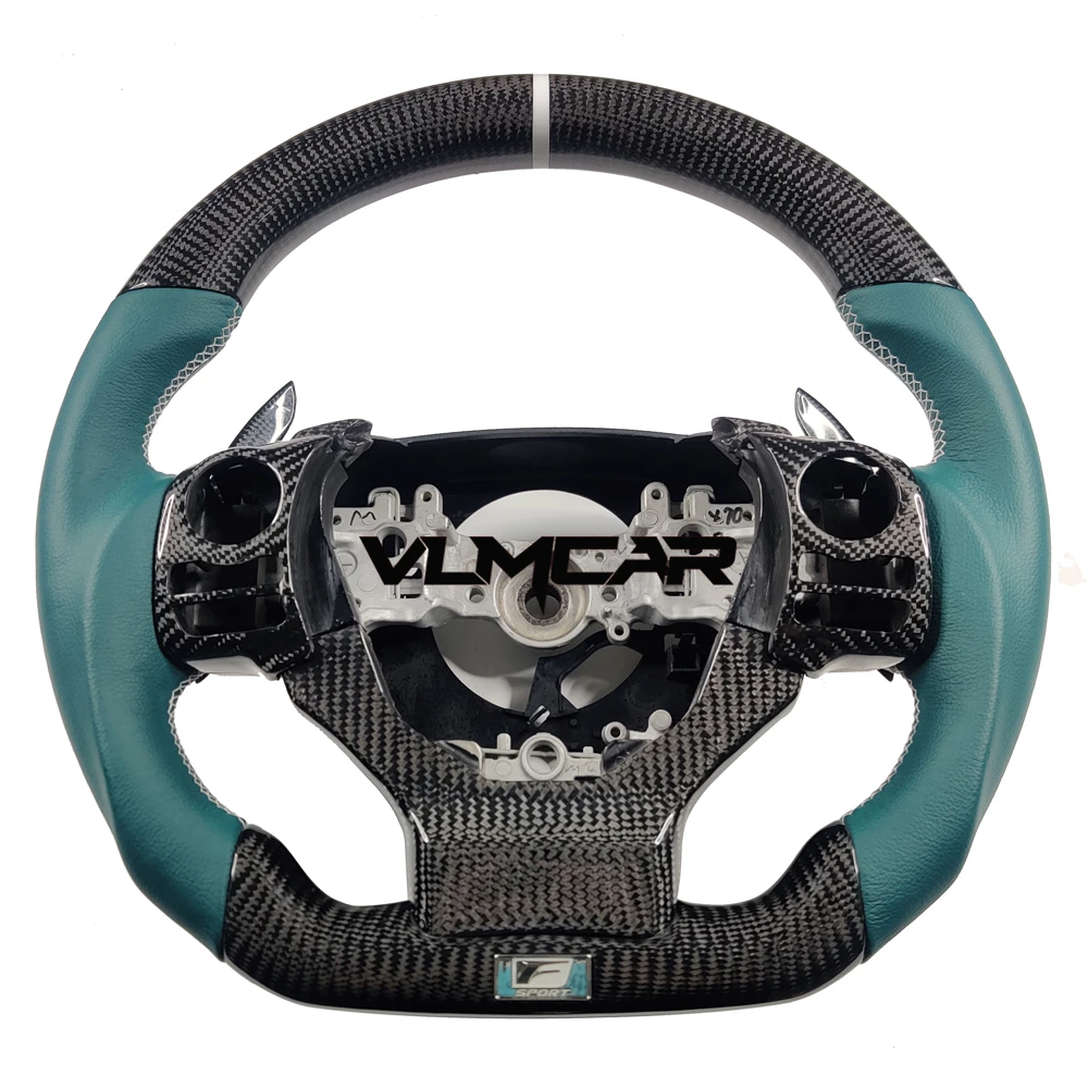 

Factory direct Carbon fiber steering wheel for LEXUS IS RCF RC ISF can be customized, Black