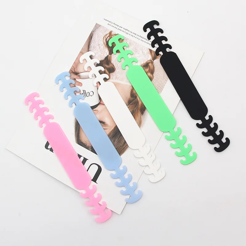 

Soft Adjustment Ear Hook Strap Holder Extension,Anti-Tightening Ear Protector Holder Accessories Ear Grips Extension, Colorful