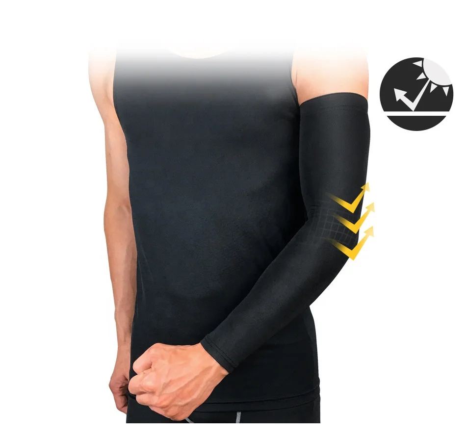 

Sports Arm Compression Sleeve Basketball Arm Warmer Summer Running UV Protection Volleyball Sunscreen Bands Arm support band, Customized color