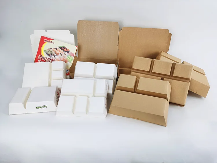 Wholesale Biodegradable 5 Compartment Bento Paper Lunch Box Take Out