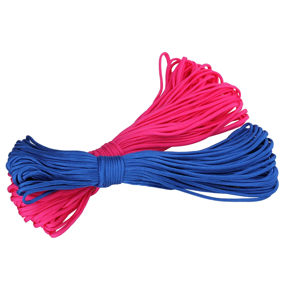 
4mm hank packing 7 inner cores paracord 550lbs Parachute Cord for Survival Bracelet 100meters 