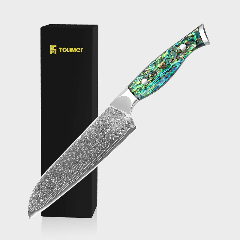 

OEM/ODM service Kitchen knife  santoku knife damascus steel knife