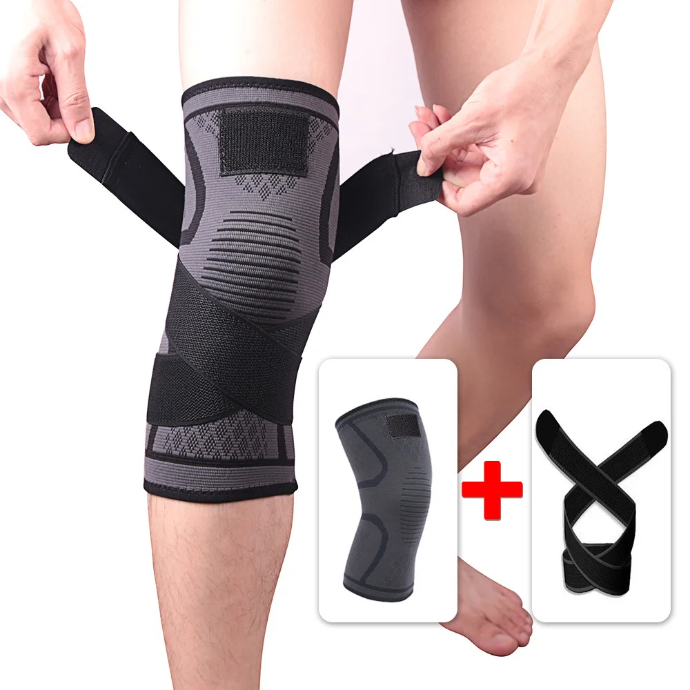 

Joint Support Bandage Professional Knee Support Brace Sleeve Protective Sports Knee Support Strap, As picture