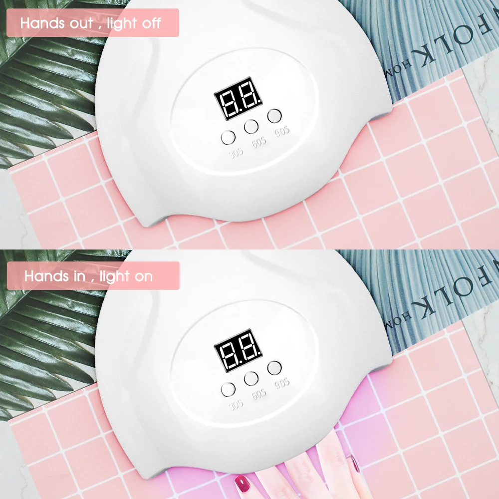 USB Nail Light Gel Professional Customization 36W UV LED Lamp Nail Dryer