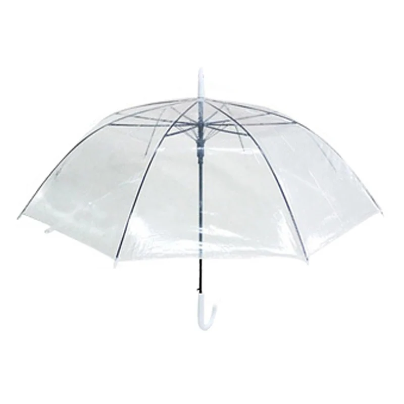 Cheap Wholesale customized 21''8ribs Transparent Umbrella