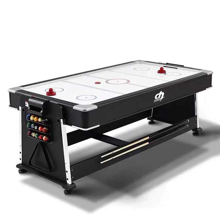 

4 in 1 Multi Game Table Pool Table Air Hockey Tennis and Rotatable Dining Table factory direct supply