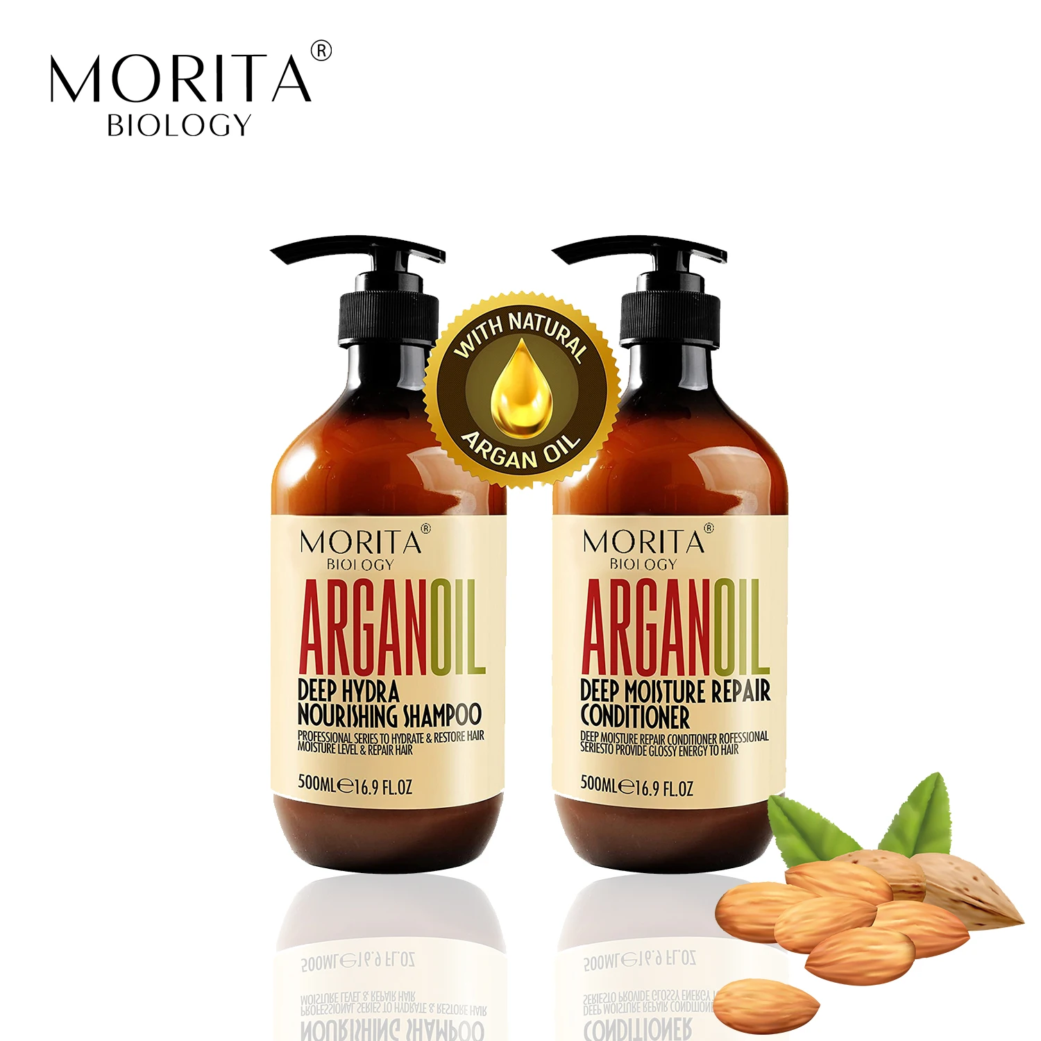 

A Large Number of Spot Wholesale Argan Oil Deep Nourishing Shampoo Moisture Repair Conditioner of Low Price