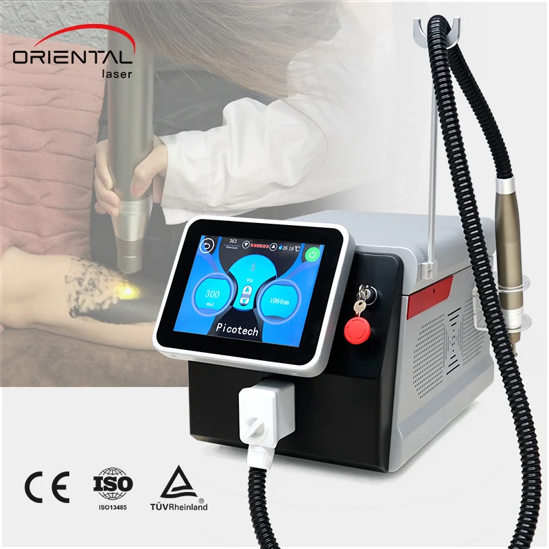 

Oriental-laser 2020 Newest Picosecond laser tattoo removal machine, Black