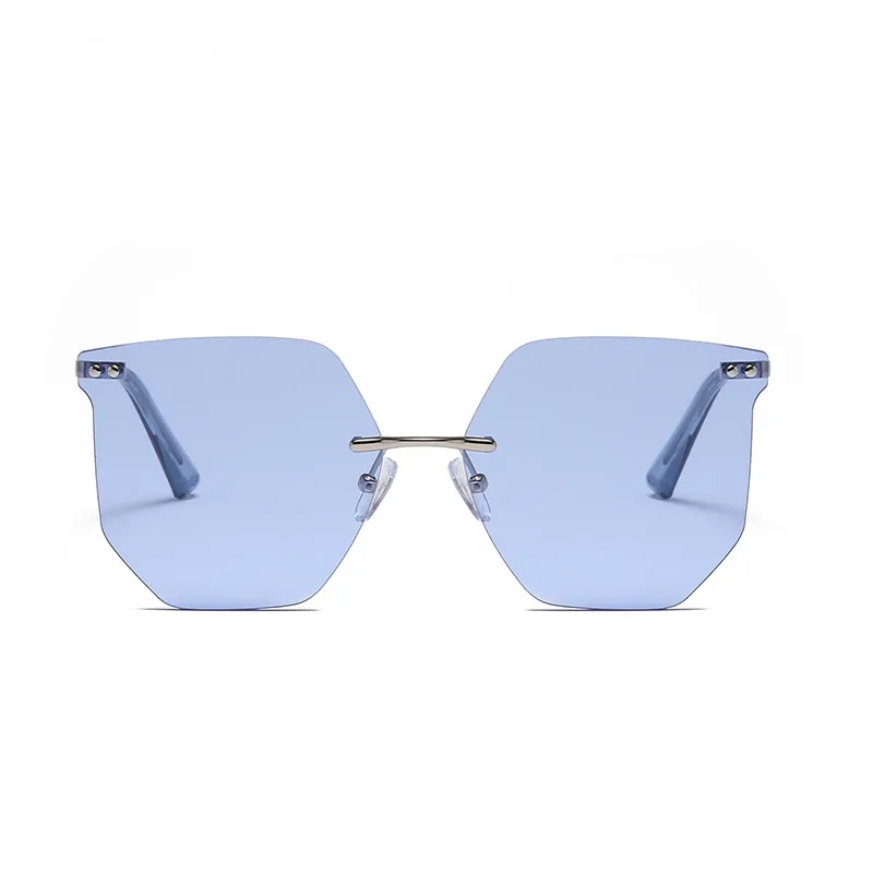 

Faral Oversized Sun Glasses Unisex Metal Gradient Custom Logo Shades Delicate 2020 New Arrivals Novelty Sunglasses