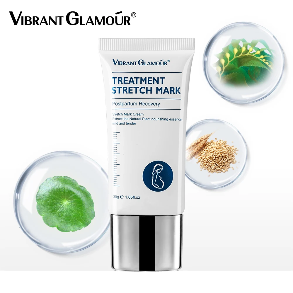

VIBRANT GLAMOUR Private label stretch marks Scar removal cream Maternity Skin body treatment pregnancy repair stretch mark cream