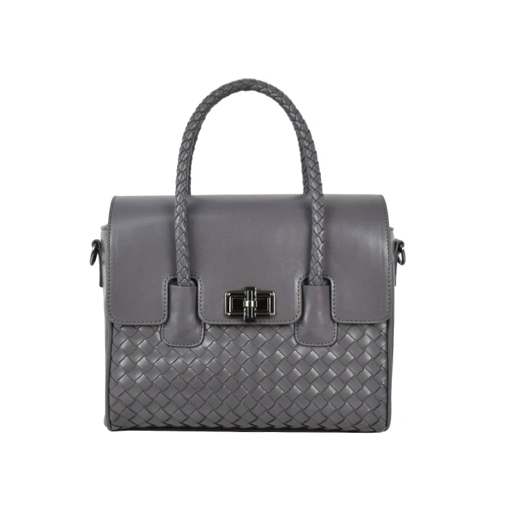 

Luxury latest Designer ladies pu Leather braid woven Handbags Shoulder Cross body bag