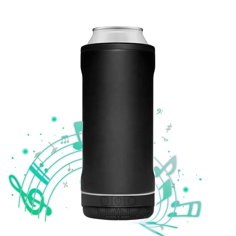 

Portable Outdoor Blue tooth Speaker Water Bottle Sublimation Tumbler Vacuum Music Cooler Cup