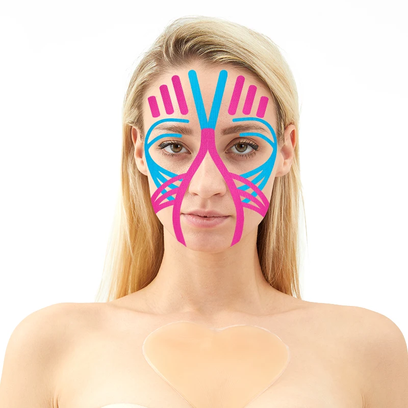 

Sports Safety Waterproof Kinesiology Face Body Tape for Pain Relief OEM Custom Cotton Kinesiology Taping, 24 colors