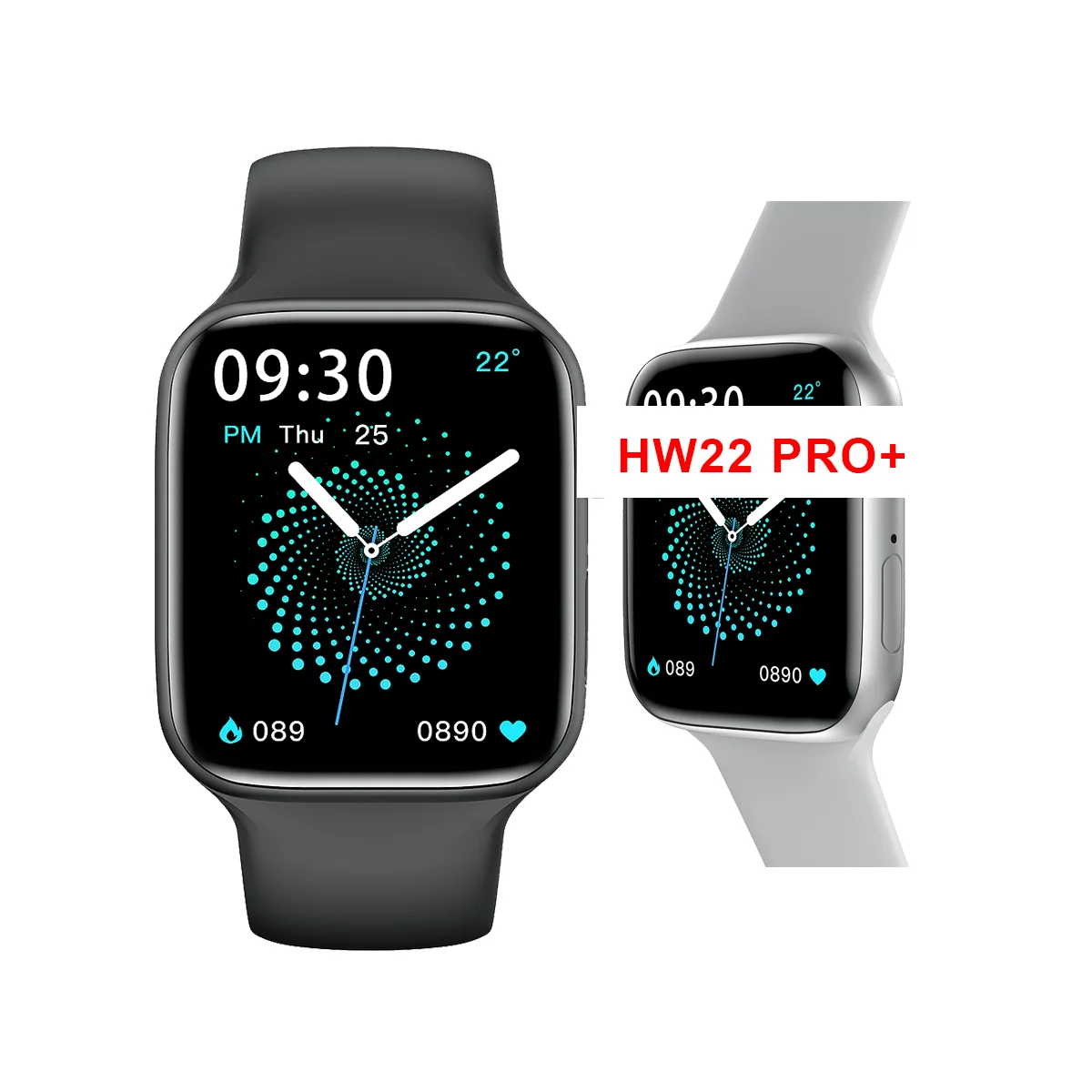 

HW22 PRO+ PLUS China Manufacturer Support call Sleep monitoring hw22 pro max smart watch blood pressure, 5 colors