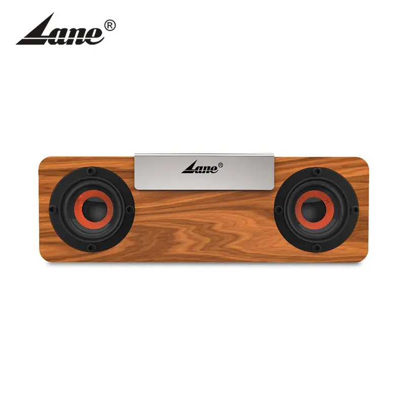 

lane mini Portable Wireless Speaker power card with Loud Stereo Sound, Brown;yellow