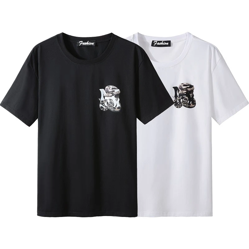 

New Casual Summer amiry Men's T-shirt Clothing Print Youth Round Neck Short Sleeve Men t-shirt printing machine