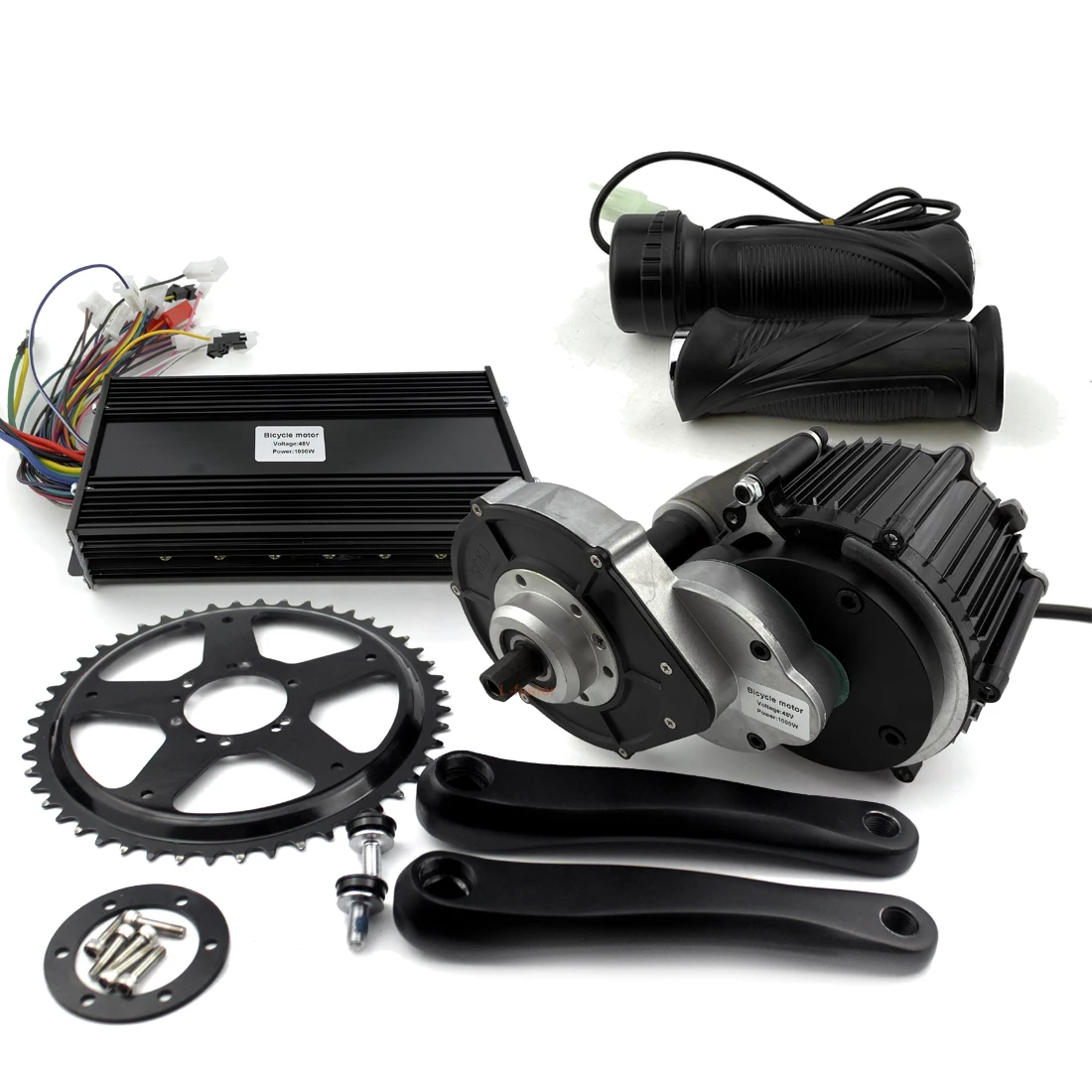 

L-faster 48V 1000W Bicycle Electric Conversion Kit Middle Drive Brushless Engine Kit For Bicycle Crankset Position