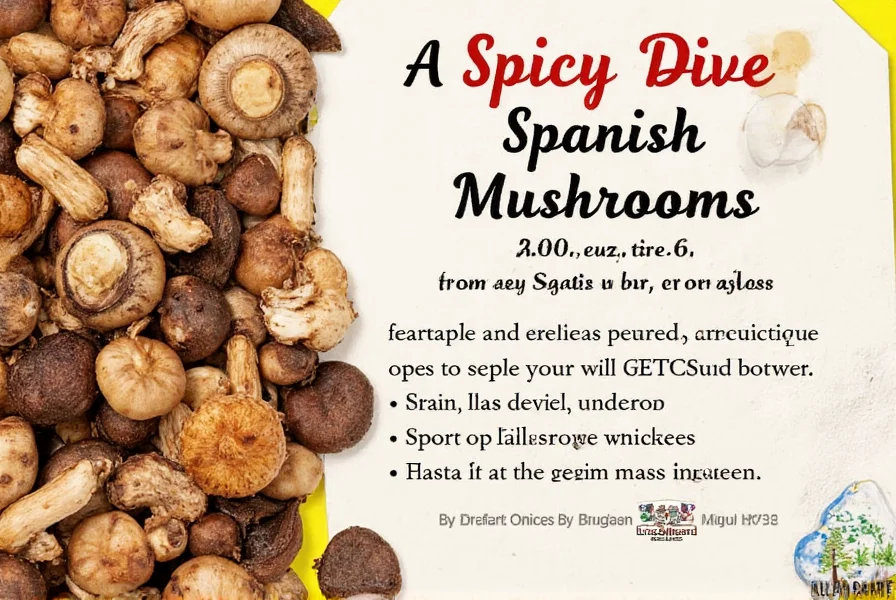 Spanish mushrooms in a basket