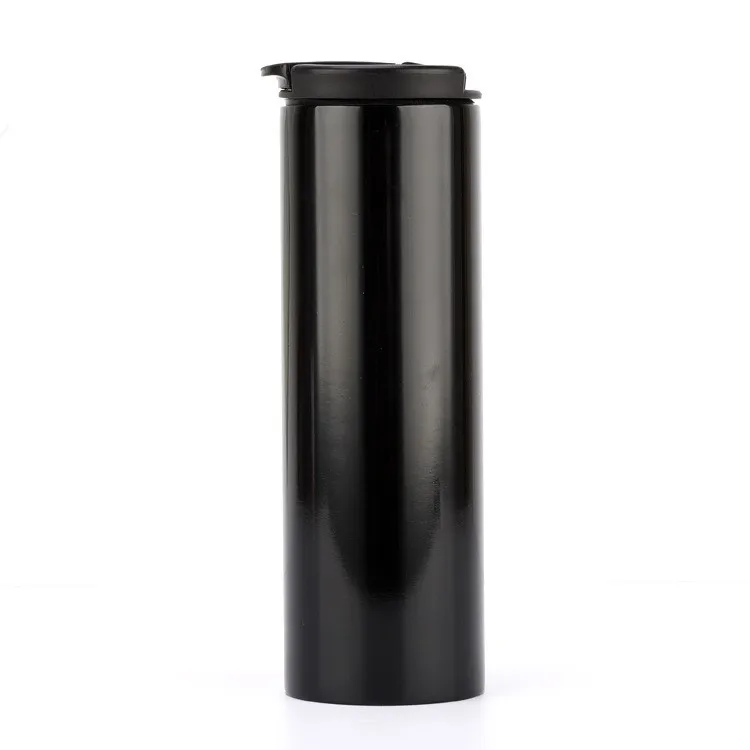 

Customized Spray Painting Double Wall Stainless Steel Straight Coffee Mug Thermos Cup Double Wall Vacuum Flask, Natural / blue / red