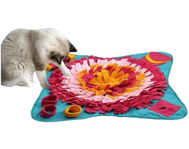 

Wholesale Snuffle Mat for Dogs Pet Feeding Mat Puppy Training Pad Puzzle Toys Pet toy, Blue