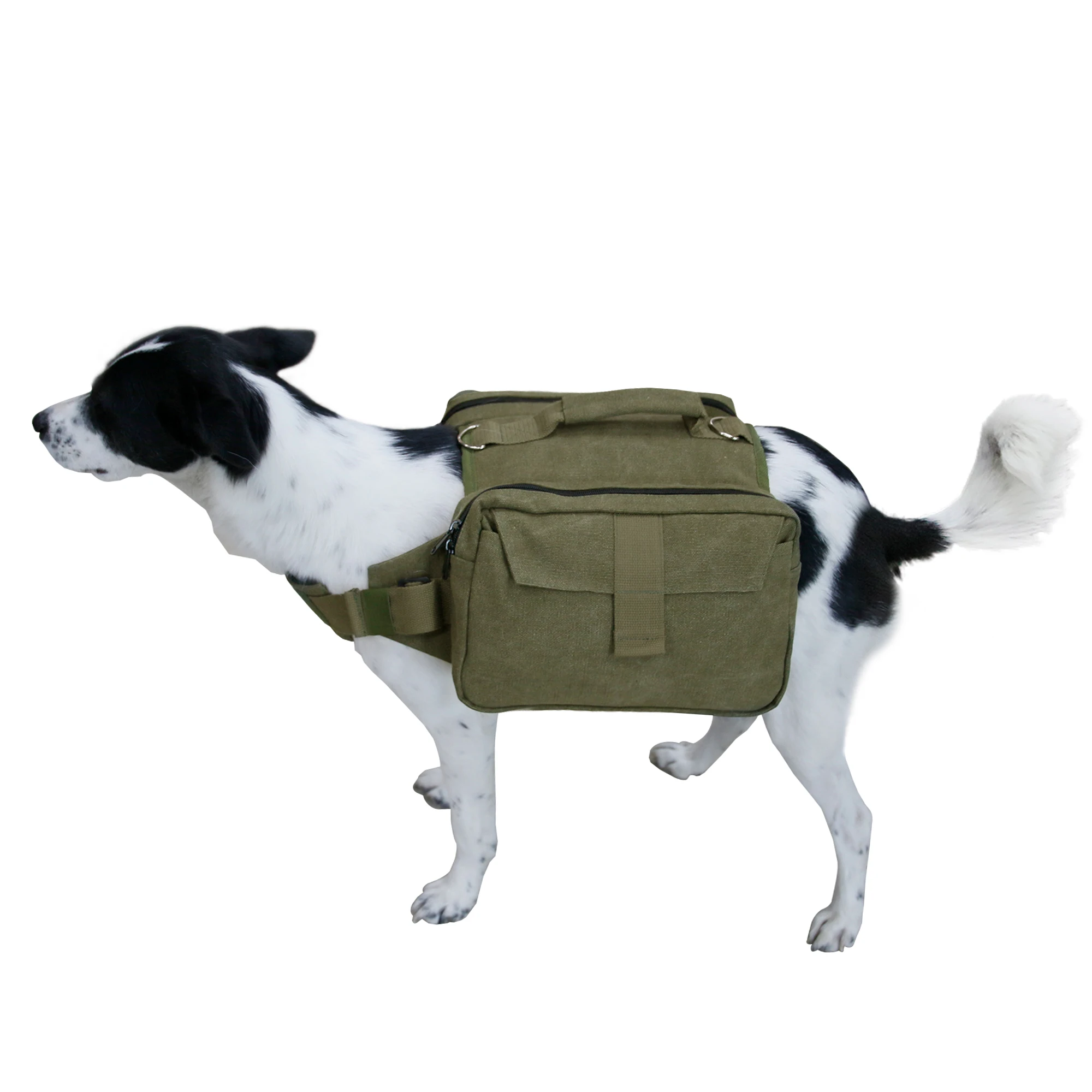 

Multifunctional pet backpack harness outdoor bust belt dog saddle bag, 3colors