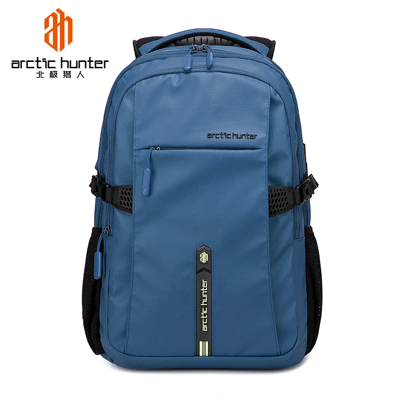 

Arctic Hunter 2020 Mochilas Waterproof Oxford Fabric College Men Outdoor Gym Sports Backpack, Black/blue/light grey/orange