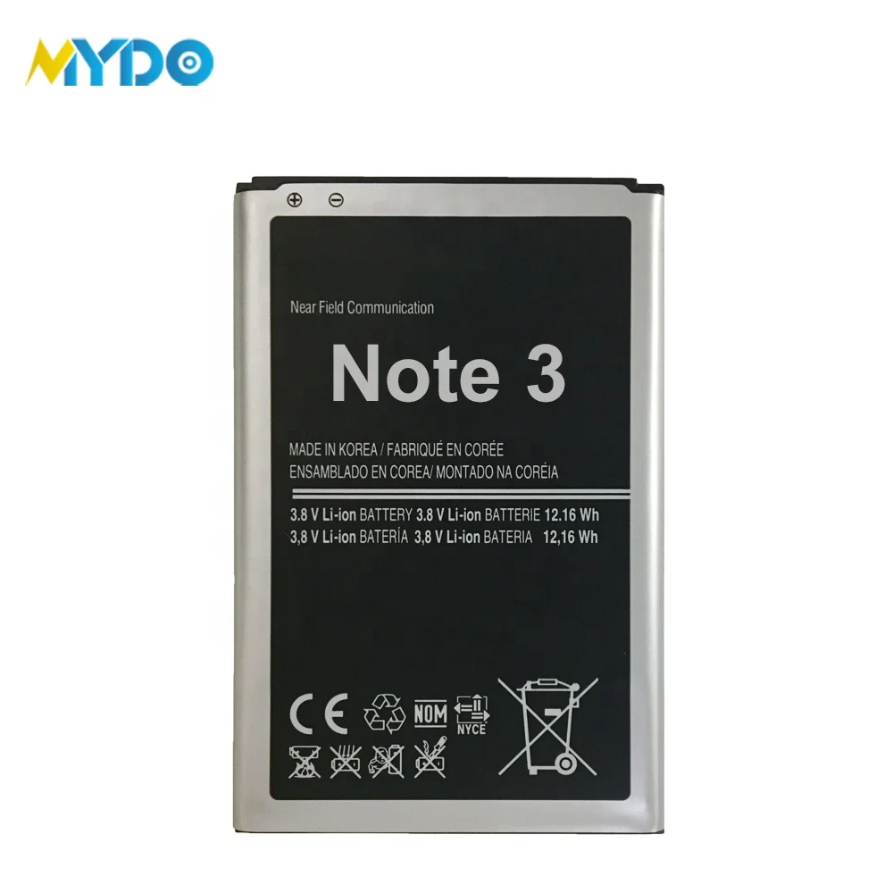 

Replacement phone battery for samsung note 3 battery n9000 b800bu