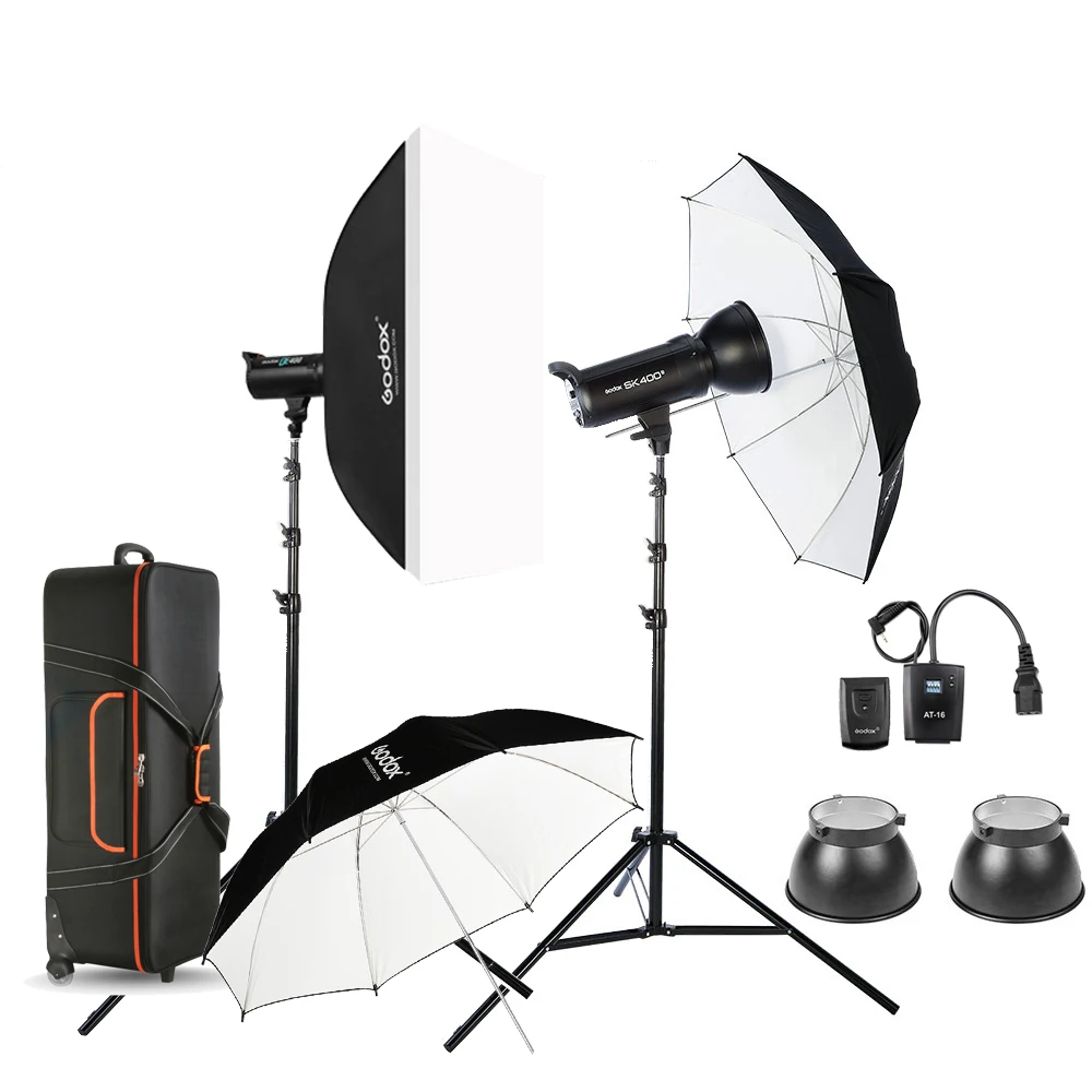 

Buy Godox SK400II X 3-Light professional photography Studio Flash Kit