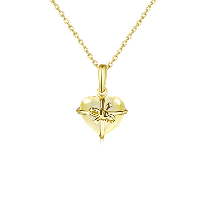 

City gold Jewellery Online Shopping Natural Citrine Pendant Cage, Picture
