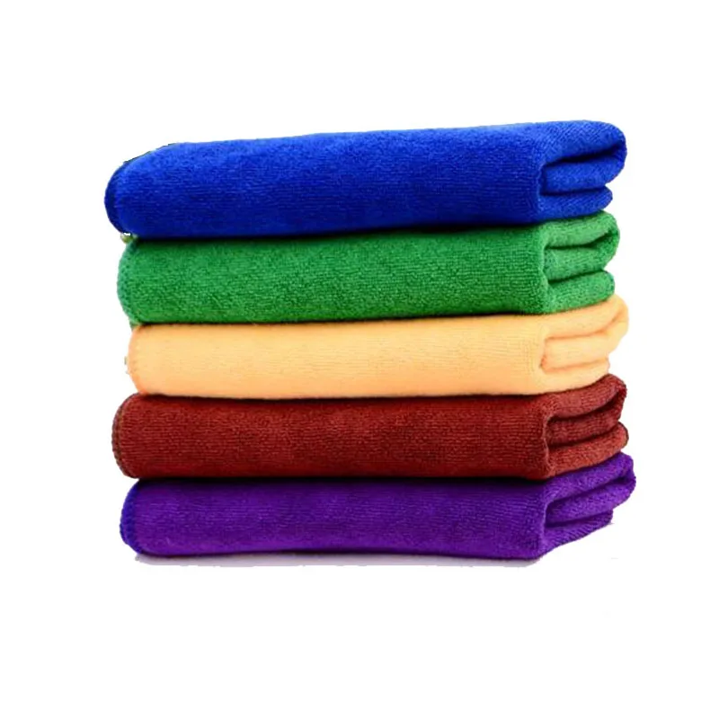 

35*75cm absorbent microfiber kitchen cleaning car detailing cloth microfiber towel for car cleaning home appliance, Red yellow blue chocolate