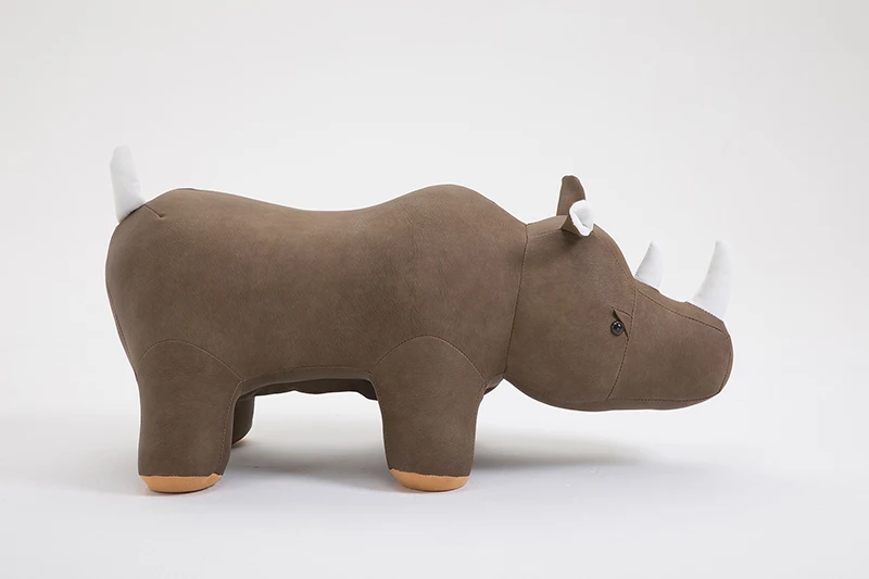 Hierro Creativo Marco Taburete Forma Animal Escabel Otomano Para