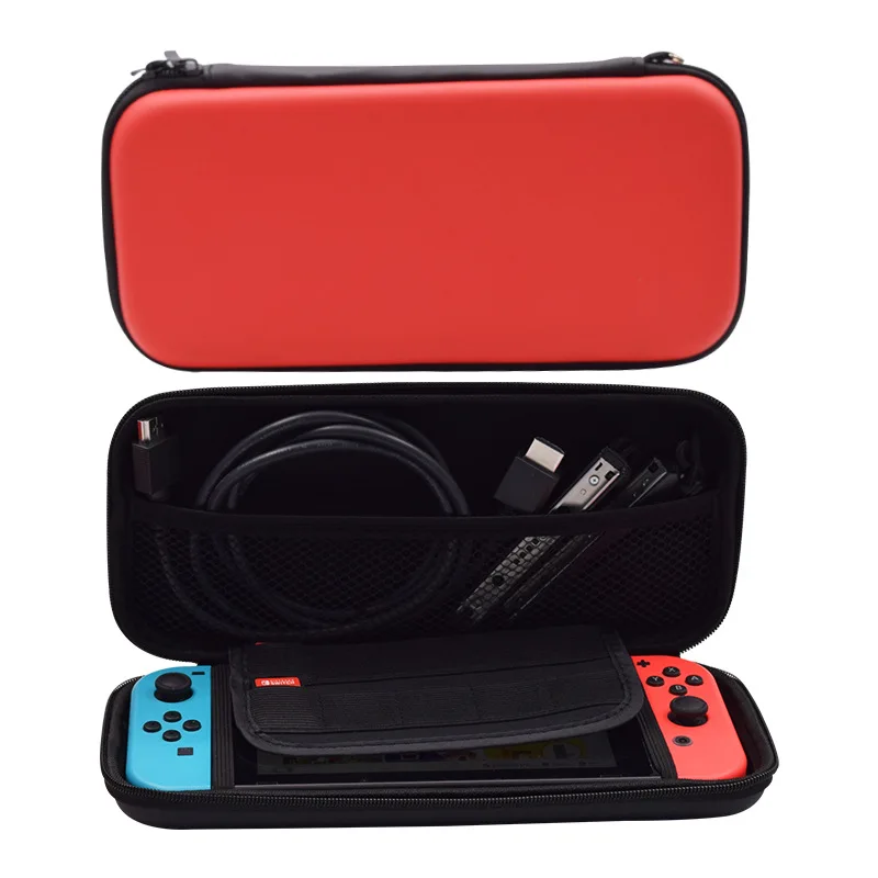 Switch storage bag NS hard package Switch game console host EVA accessories package for Nintendo Switch, Red,blue,black,silver