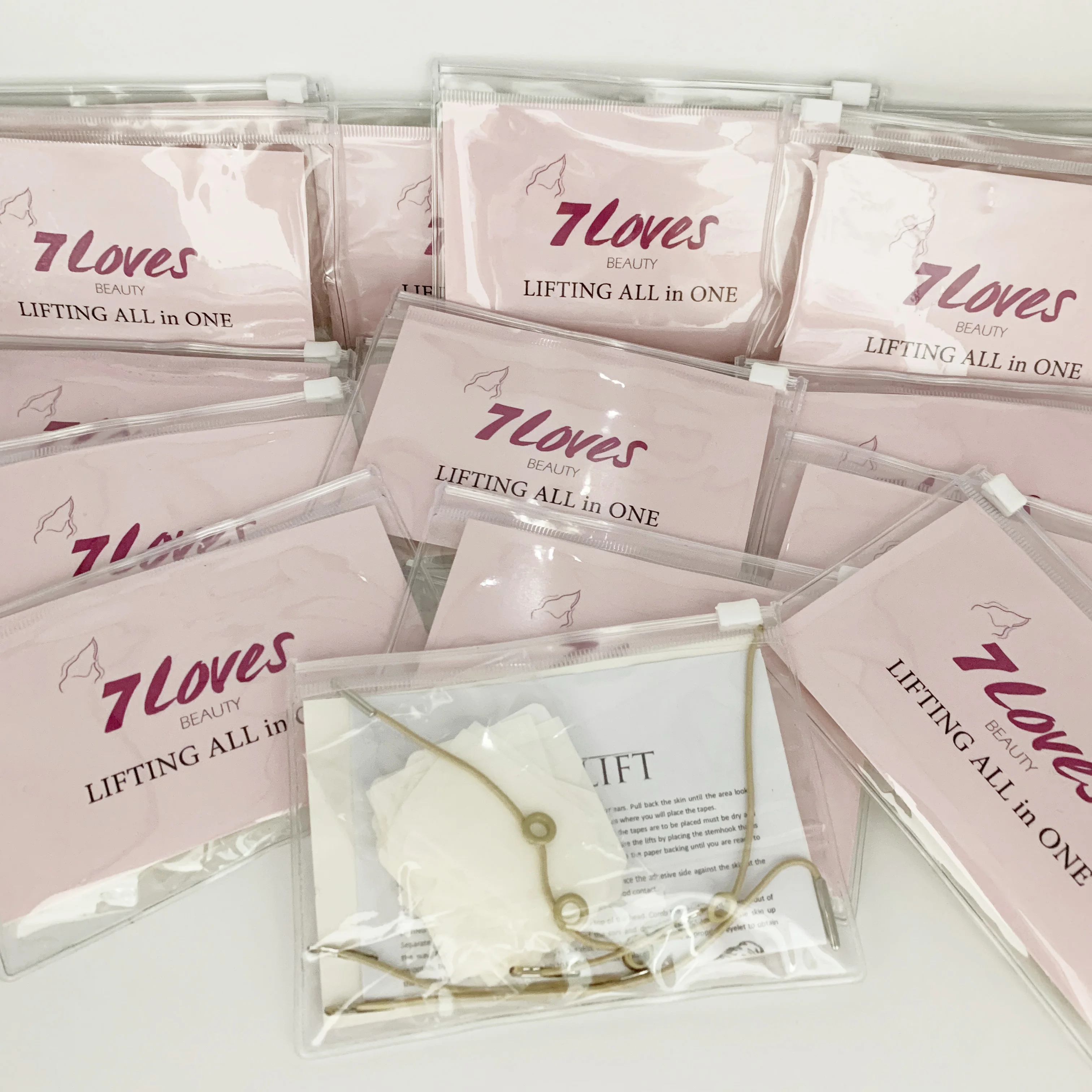 

Microcurrent Face Lifting Tape Massager Tool Serum Belt The Band Ultraformer Serum Invisible Tape Face lift Tape, Brown/beige