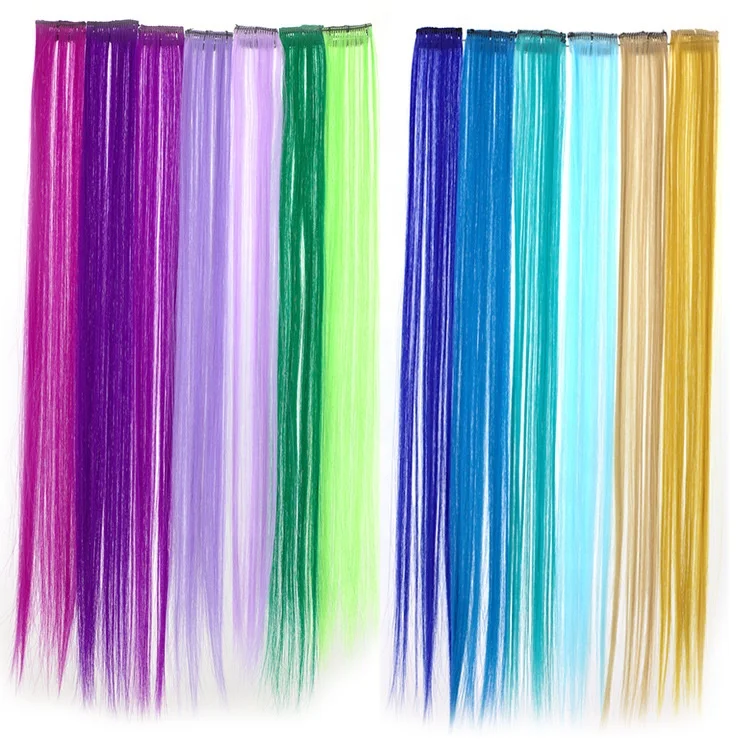 

For party with clips no clips silk hair tinsel bling shimmer and shine Hair Tinsel Extension