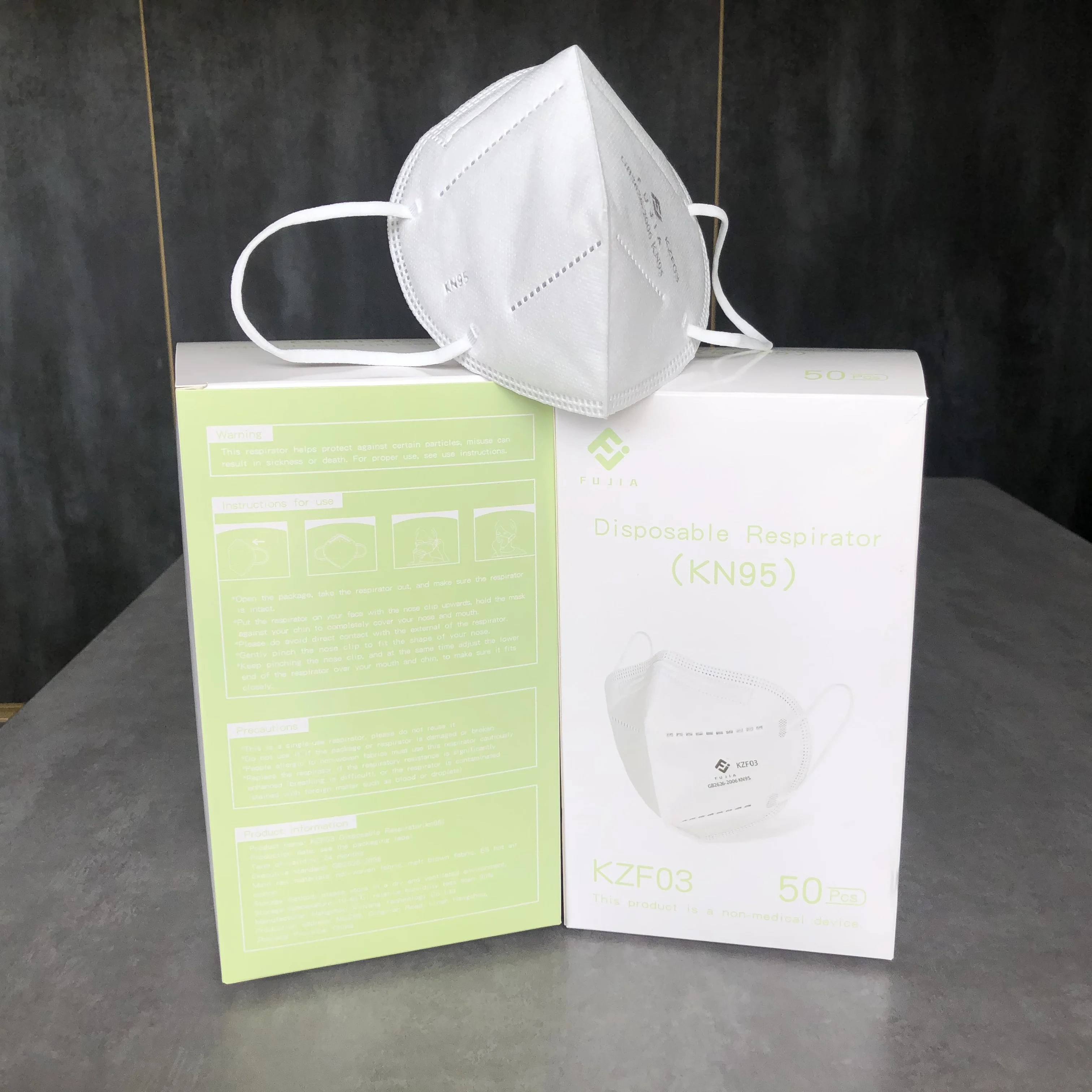 
24 hour online 5 layer Disposable respirator KN95 