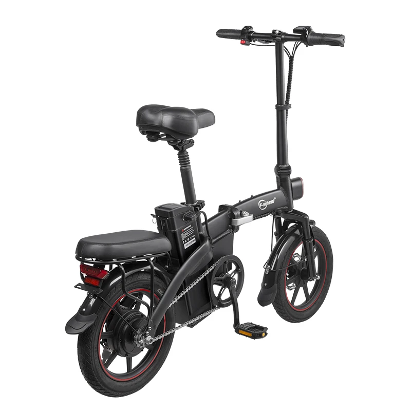 

F-Wheel New Model 14inch 350W 48V 21AH Battery Capacity 110KM Long Endurance Folding Electric Bike DYU A5 with Pedal