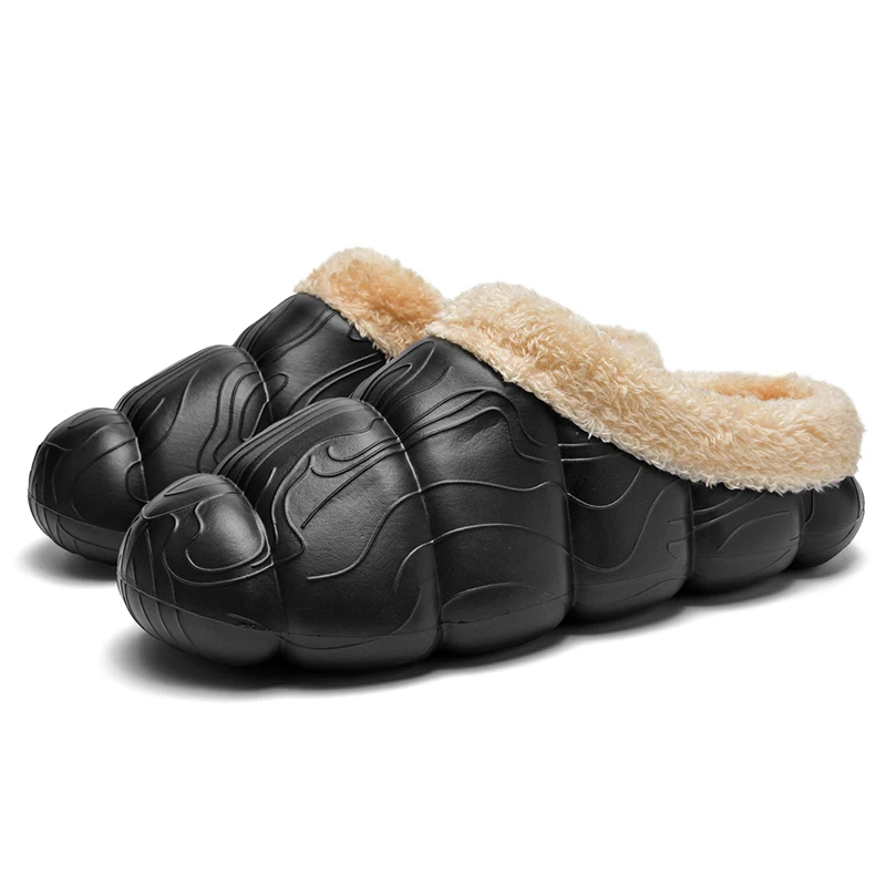 

Waterproof House Ladies Winter Fur Slides Fashion Animal Slippers Adults Warm Bear Slippers For Women, 3kinds