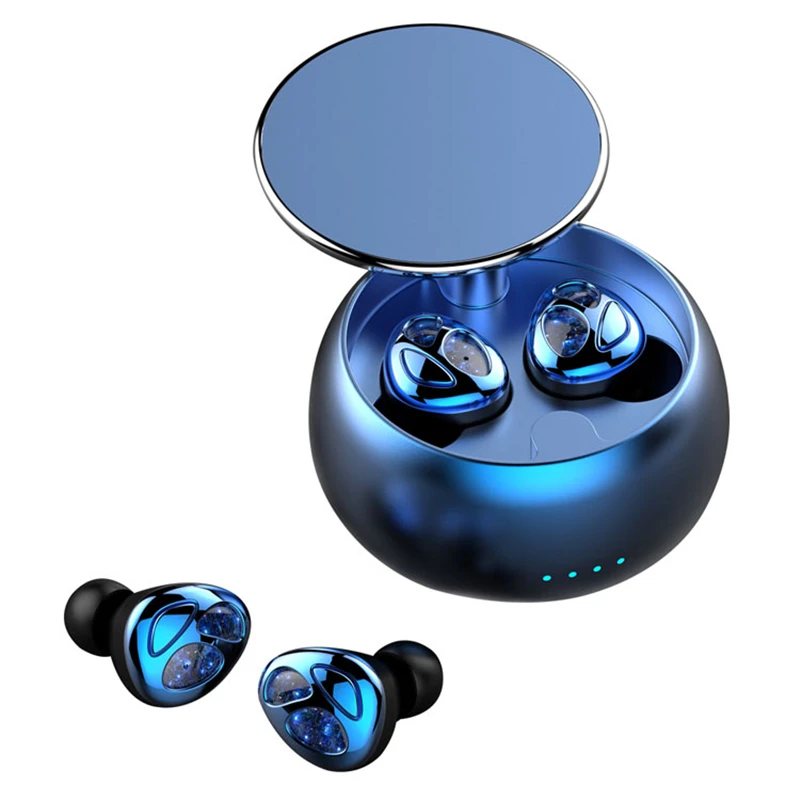 

D09 TWS Wireless Bluetoth 5.0 Earphone HD Stereo Microphone Headphone Noise Reduction Gaming Fingerprint Touch Earbuds