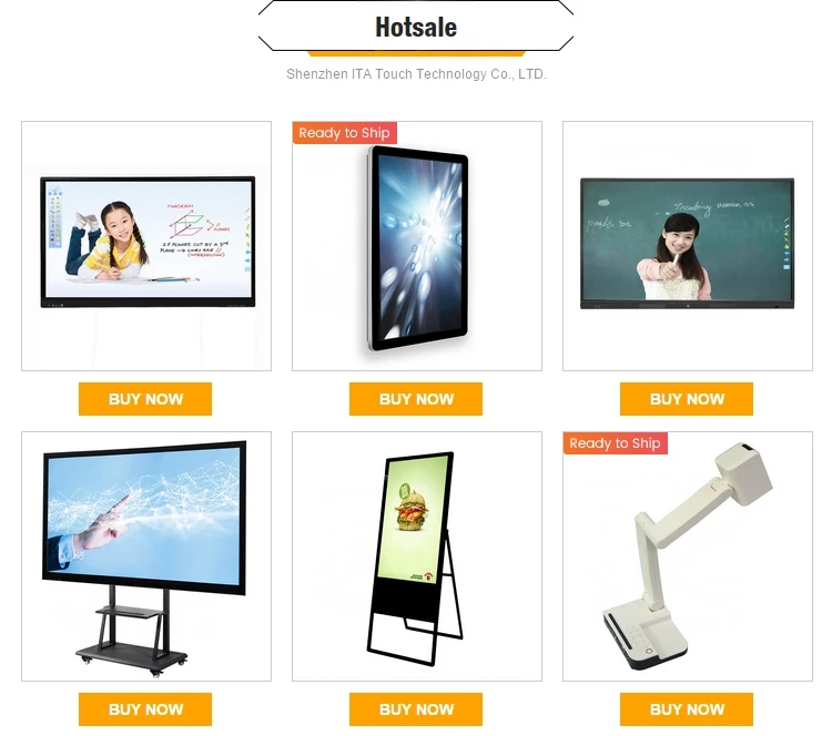 product-China Manufacturer Multi Touch Screen High End E Board Interactive Flat Panel Displays For E-3