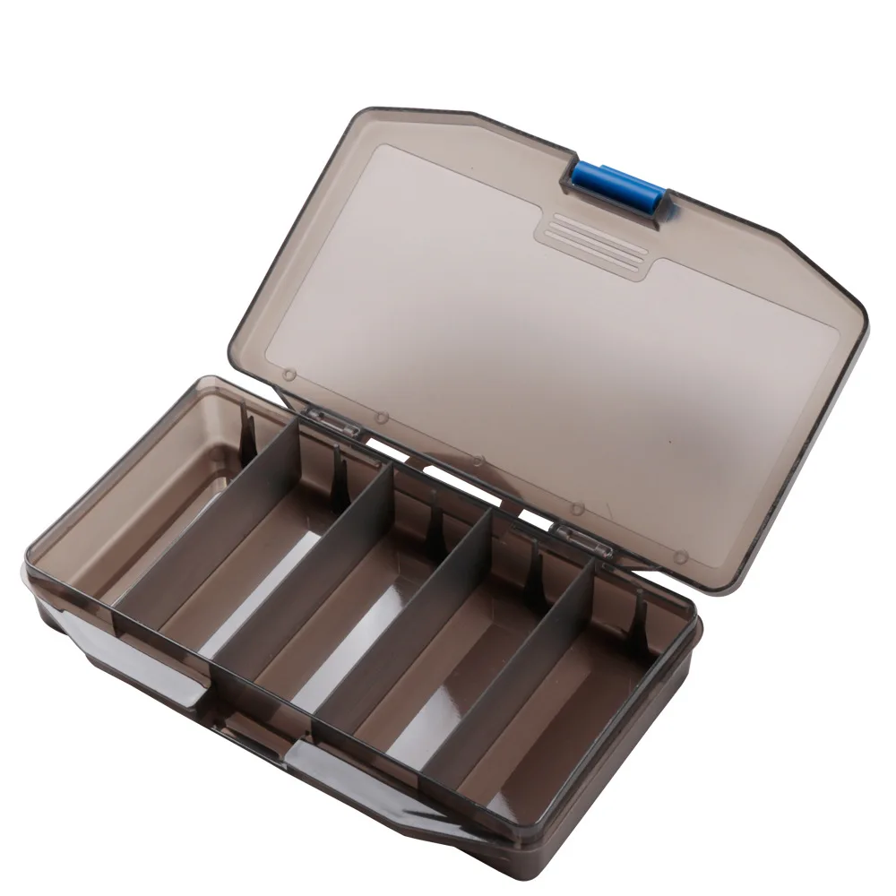 

Hard Plastic Storage Case Box Plastic Fishing Lure Hook Bait  Fishing Tackle Lure Box, Orange,sky blue