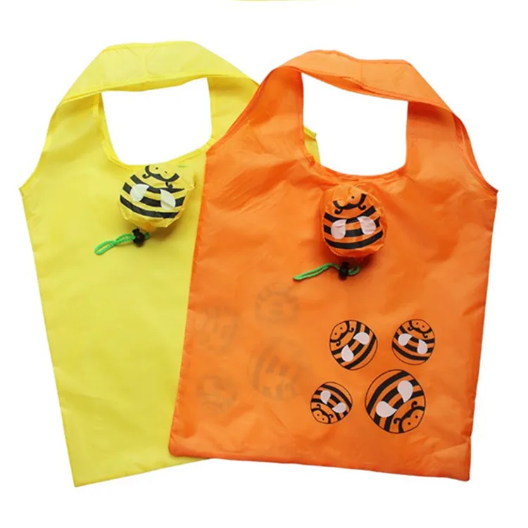 

Customized Logo Foldable Grocery Nylon Manufacturers Carry Bags Shopping Reusable