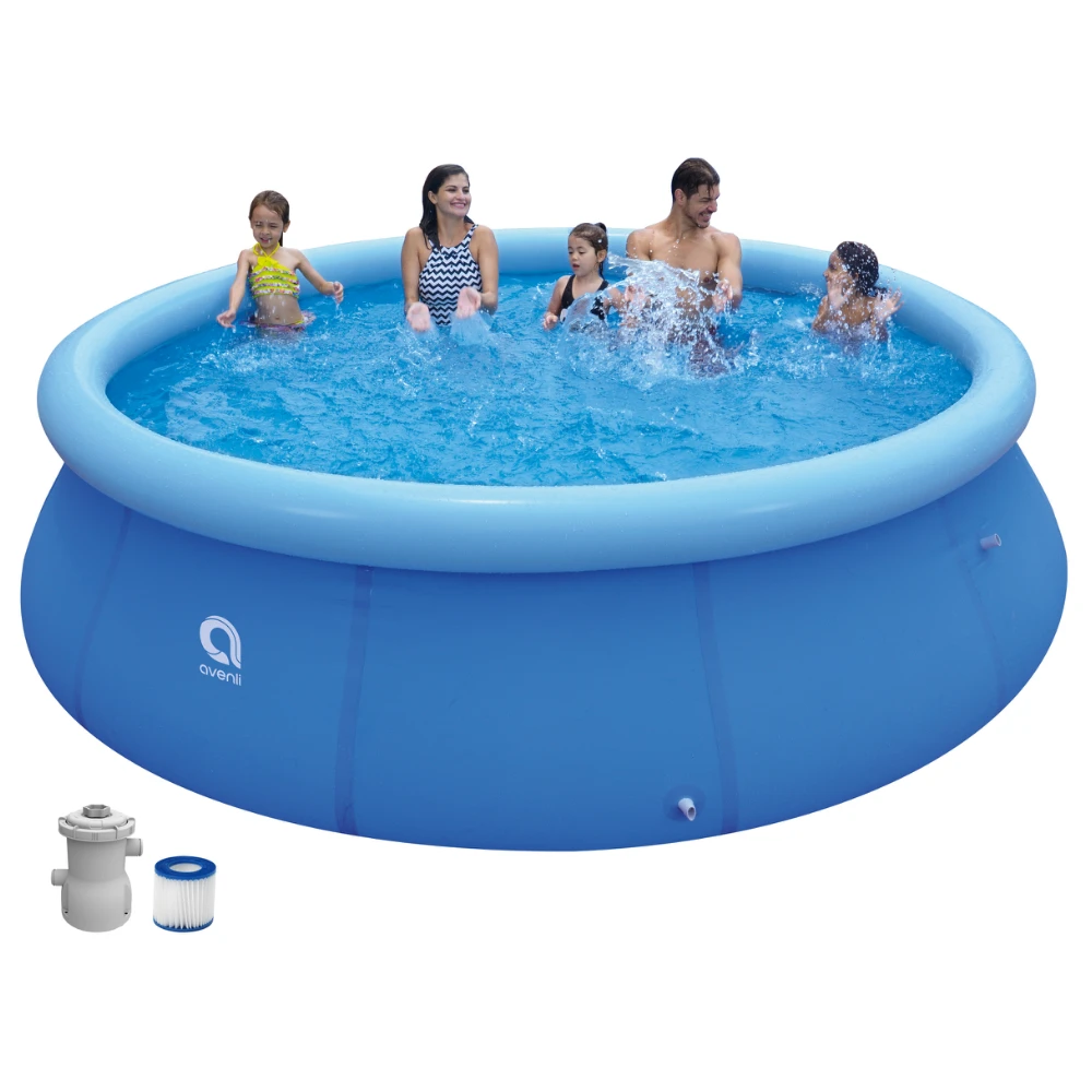 

Jilong Avenli17794EU Inflatable swimming pool for kids PROMPT SET POOLS Filter Pump 300gal 3.60m*76cm PVC pools