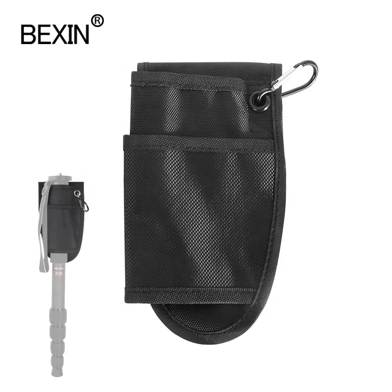 

BEXIN Professional Monopod nylon Portable Carrying Case Portable Tripod Waist Pouch Bag carrying pockets for Monopod unipod