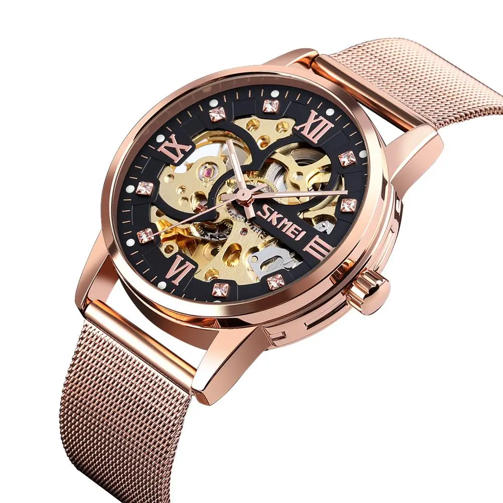 

Skmei automatic mechanical watch wholesale fashion luxury wristwatch reloj inteligente