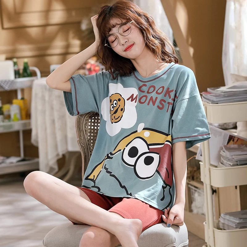 

2021 New Wholesale 2 Piece Designer Ice Silk Sleep Wear Short Set Terno Pajamas For Women, Black, coffee, maroon, pink