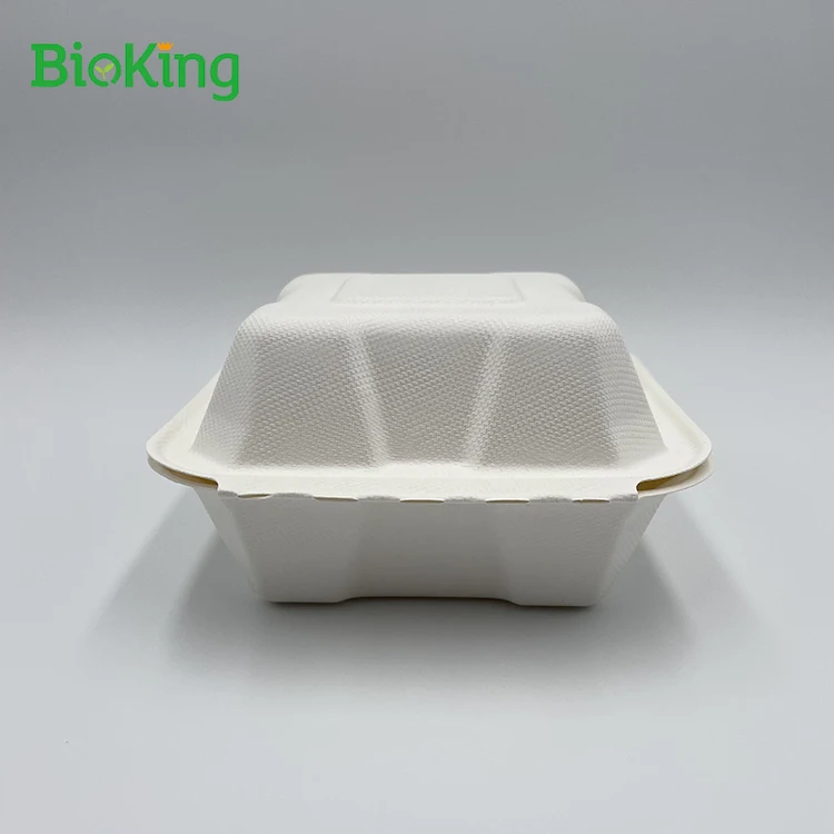 

Factory direct sale custom made kraft box paper food box takeout disposable box, Bleached;natural