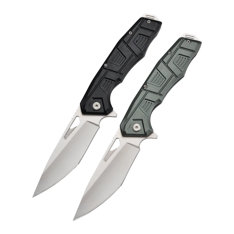 

aluminium handle Tactical Folding Pocket Knife 3Cr13 Stainless Steel Blade Portable Hunting knife tanto blade camping outdoor