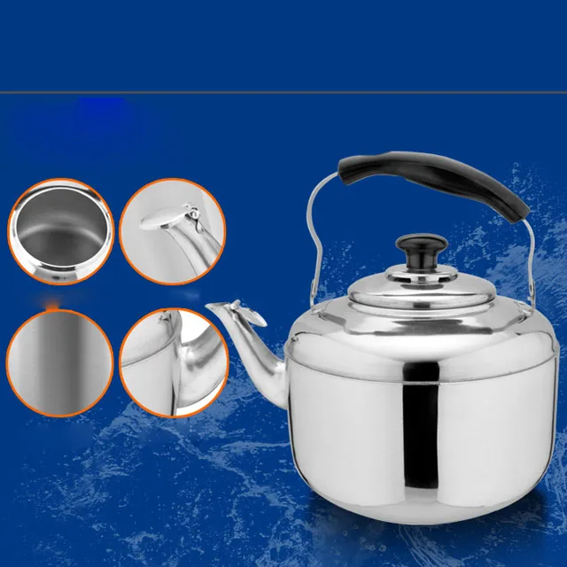 
Stainless steel electric kettle domestic whistle hot kettle/tea kettle 1.5L/2L/3L/4L/5L/6L/7L 