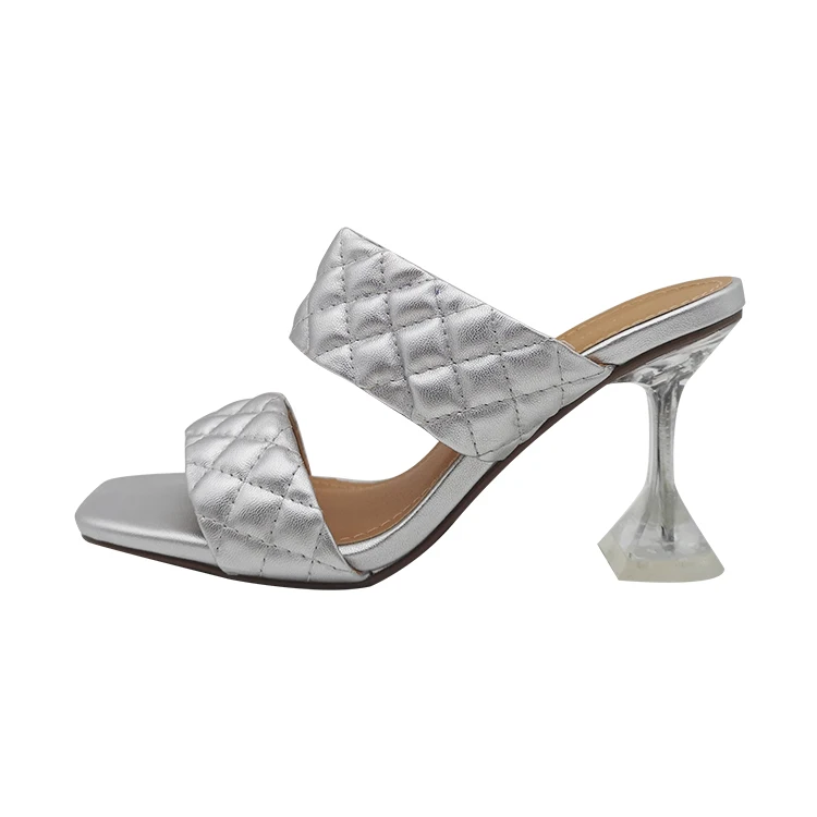 

High New Design Casual Leather High-Heeled Sexy Slipper For Sale