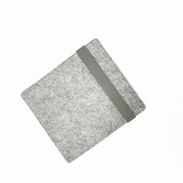 Customized Logo Needle Punched Felt Nonwoven Recycle Polyester Tablet Laptop Sleeves Carrying Bag Computer Envelope Felt Bag